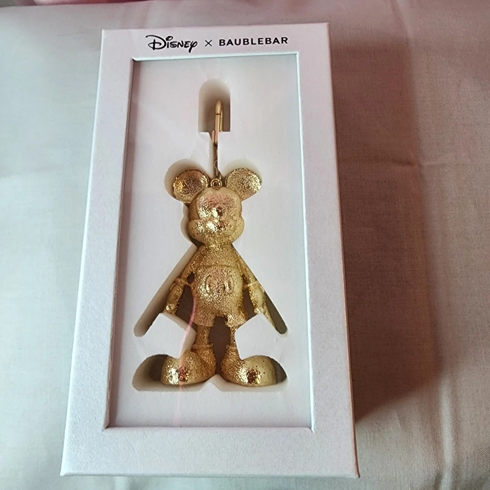 Disney x Baublebar Mickey Mouse Gold Foil Bag Charm